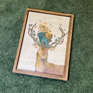 Deer with Hat Decorative Painting 🦌